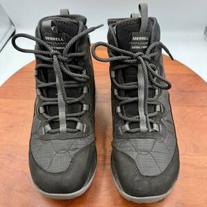 Merrell Antora 3 Thermo Waterproof Black Boots Vibram Sole Womens 6.5 J067772